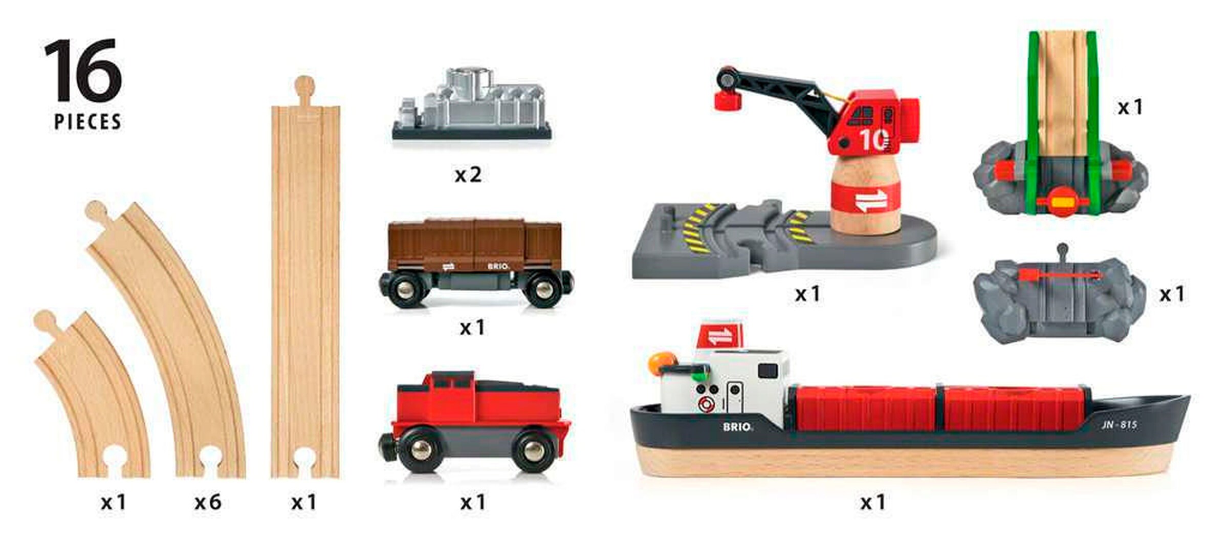 BRIO Container Hafen Set