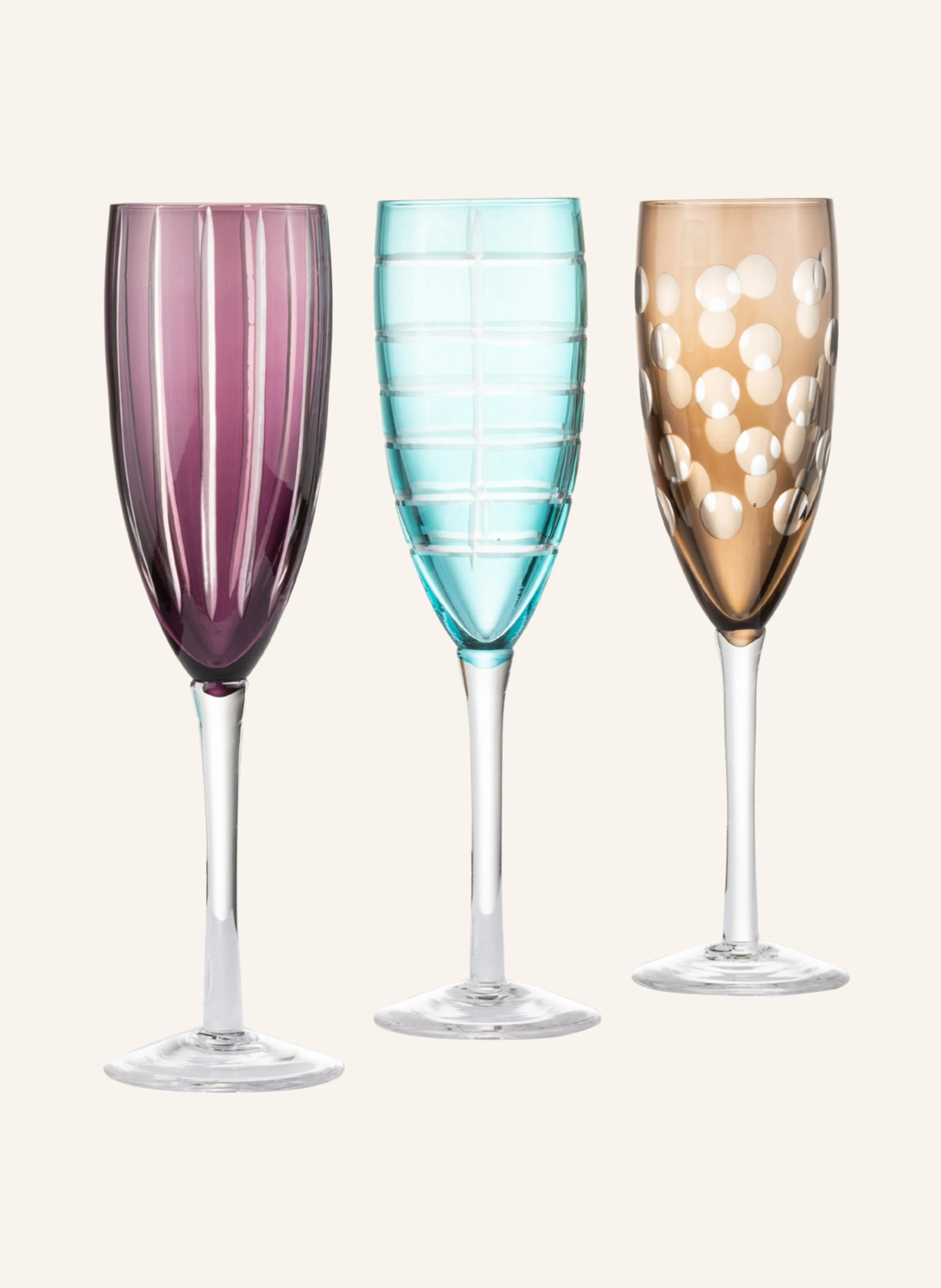 POLSPOTTEN 6er-Set Champagnergläser
