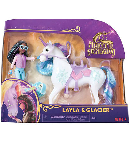 Unicorn Academy Spielfiguren - 13,5 cm - Layla & Glacier