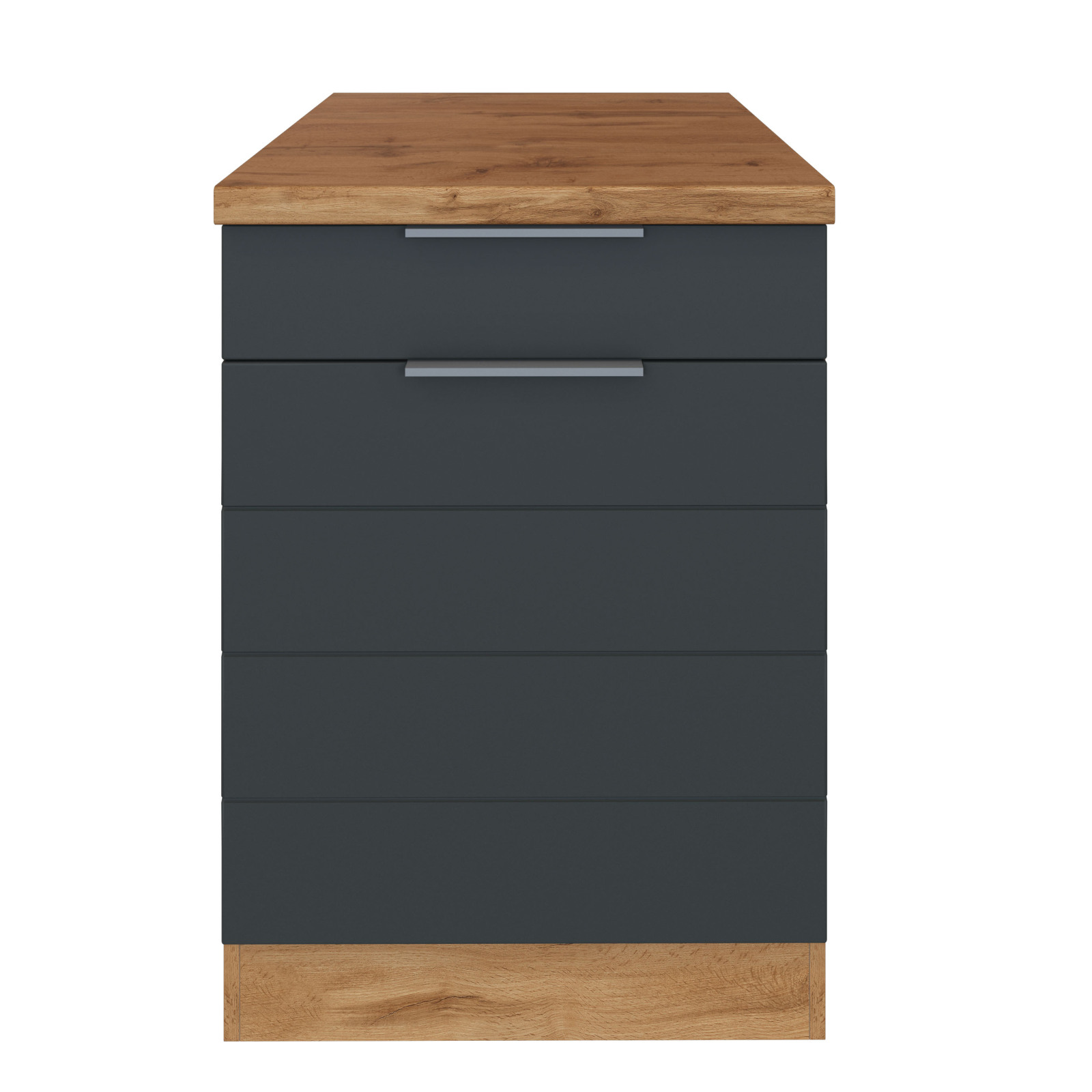 Anrichte FLORENZ - Wotaneiche-grau matt - 60 cm