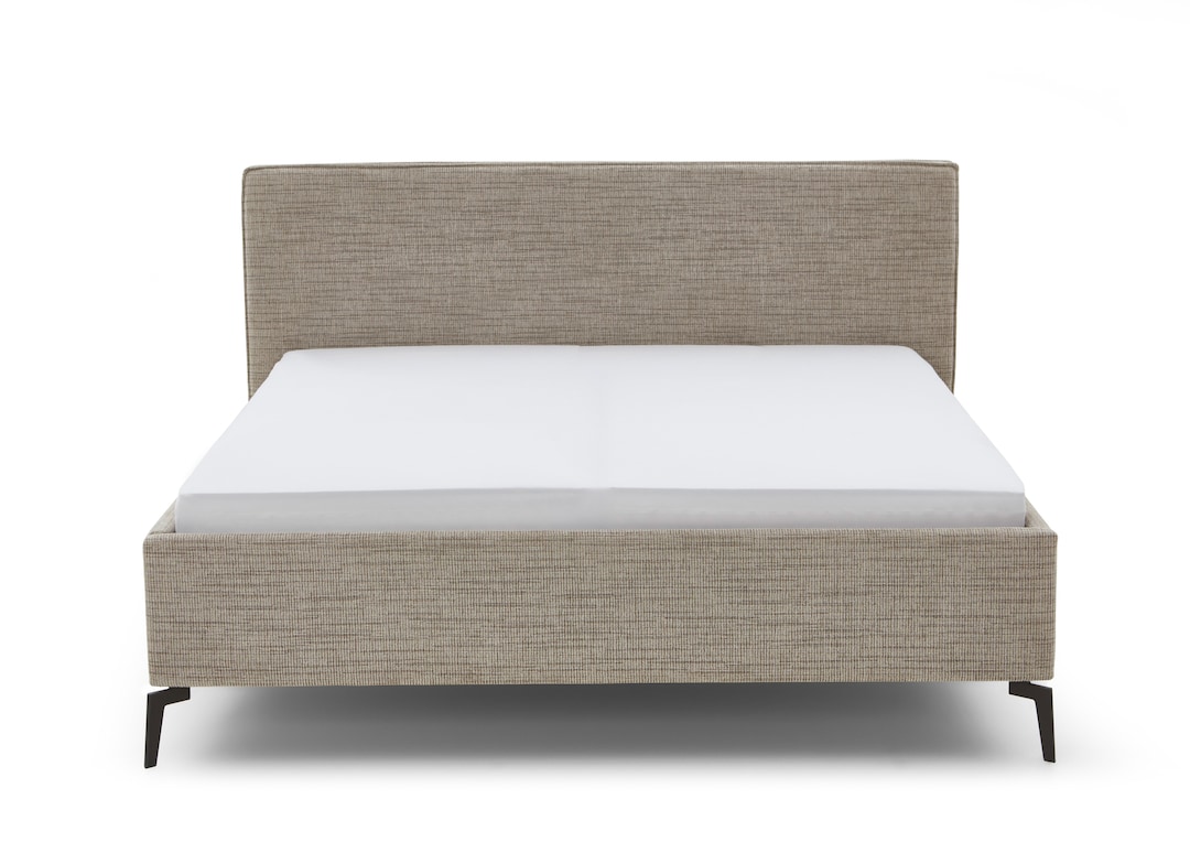 Polsterbett RIVA 180 x 200 cm beige/ braun