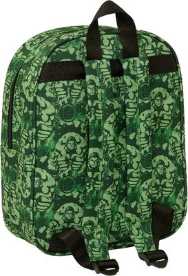 Marvel Avengers Hulk 3D Mini Ryggsekk 6L, Svart/Grønn