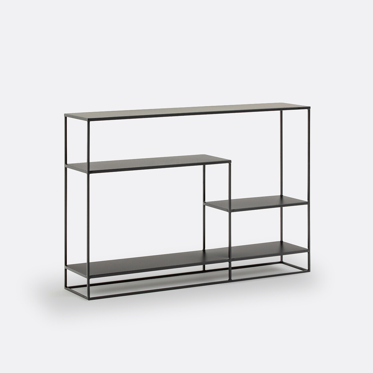 LA REDOUTE INTERIEURS<br>Mesa de parede assimétrica em metal e aço, Miva