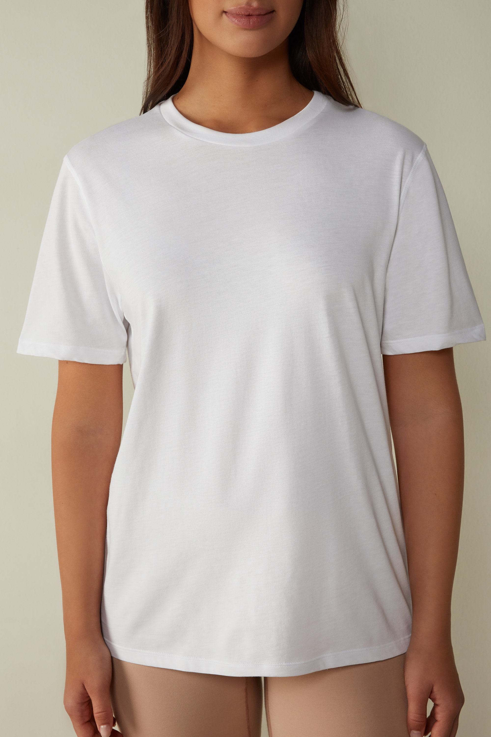 Camiseta de manga curta em algodão Supima®