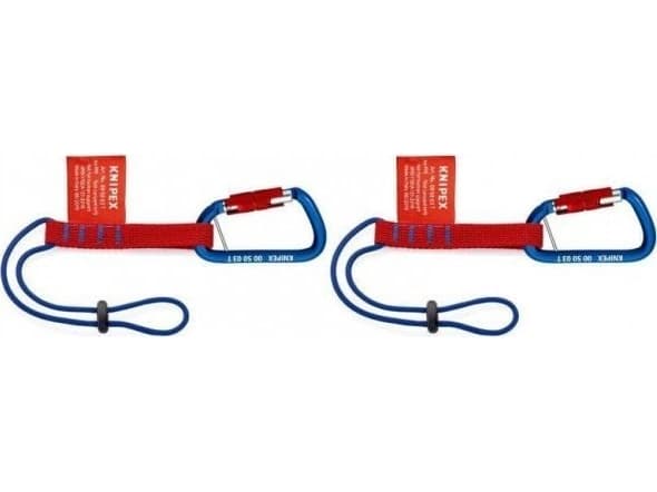 KNIPEX Tethering System Set - Tool adapter strap with carabiner (en pakke 2)