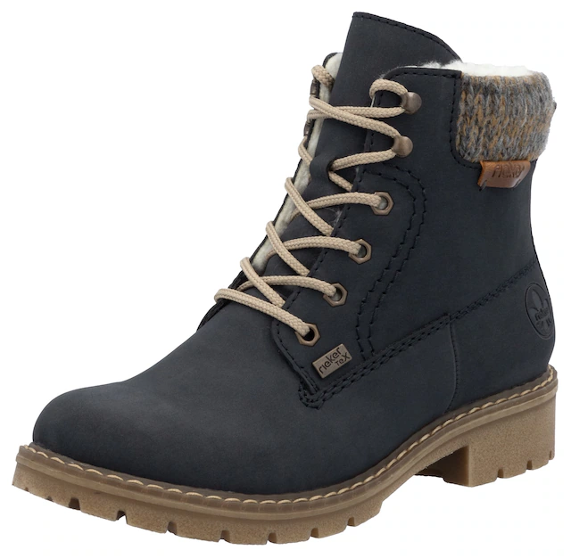 Rieker Winterstiefelette  , Schnürboots, Stiefelette mit wasserabweisender riekerTEX-Membran