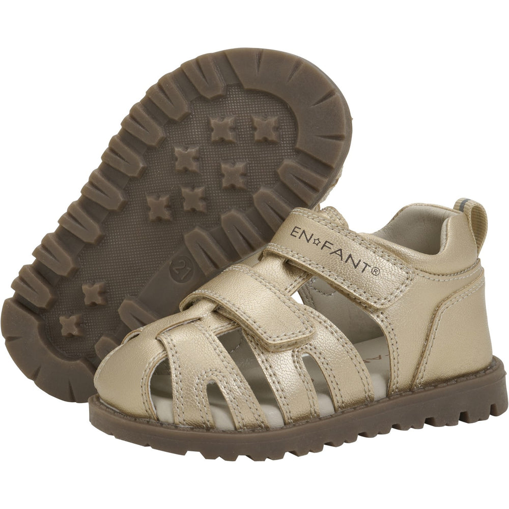 Køb En Fant Champagne Beige Sandal Velcro