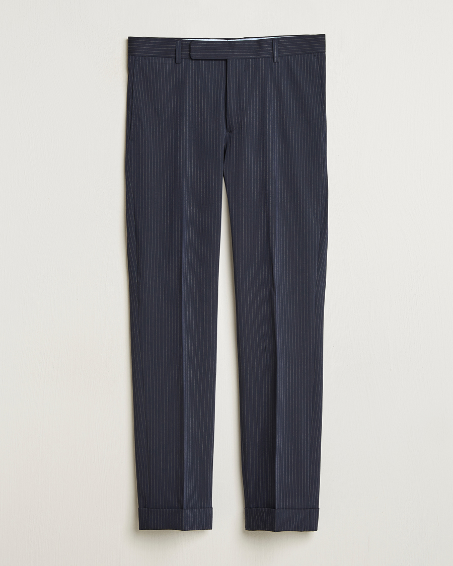 Polo Ralph Lauren Tailored Twill Pinstripe Trousers Navy/Grey