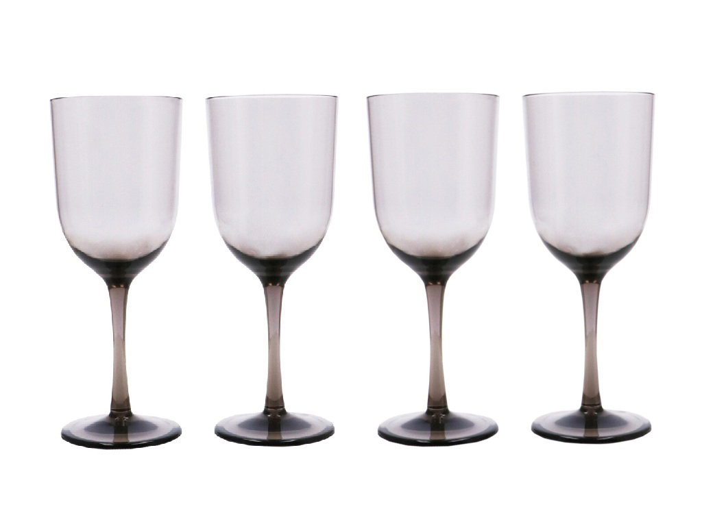 Travellife Feria Smokey wijnglas - Set van 4