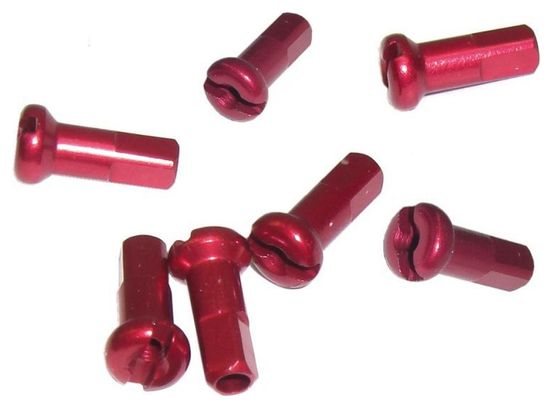 Boîte 100 écrous DT Swiss aluminium 2 mm