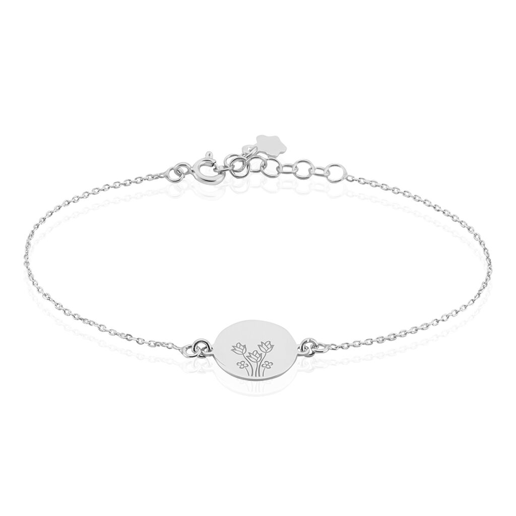 Bracelet Florine Argent Blanc