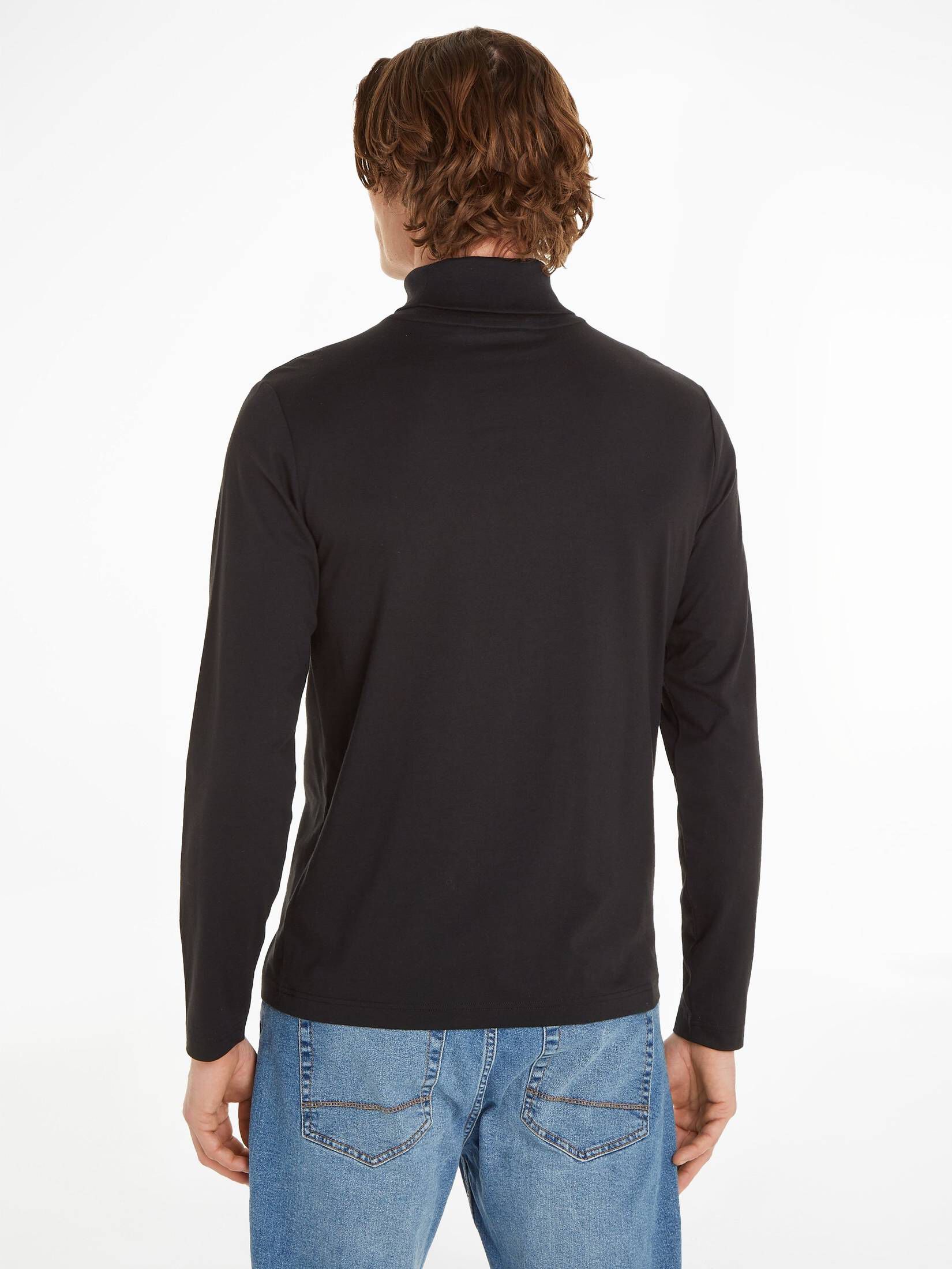 CALVIN KLEIN| Herren Longsleeve mit Rollkragen
