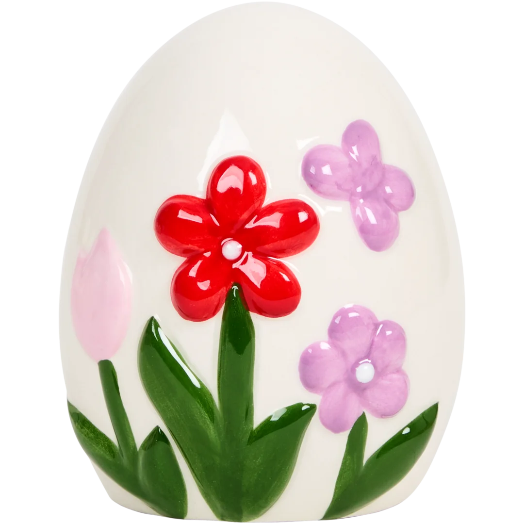 Decoratief paasei 8 cm | diverse kleuren