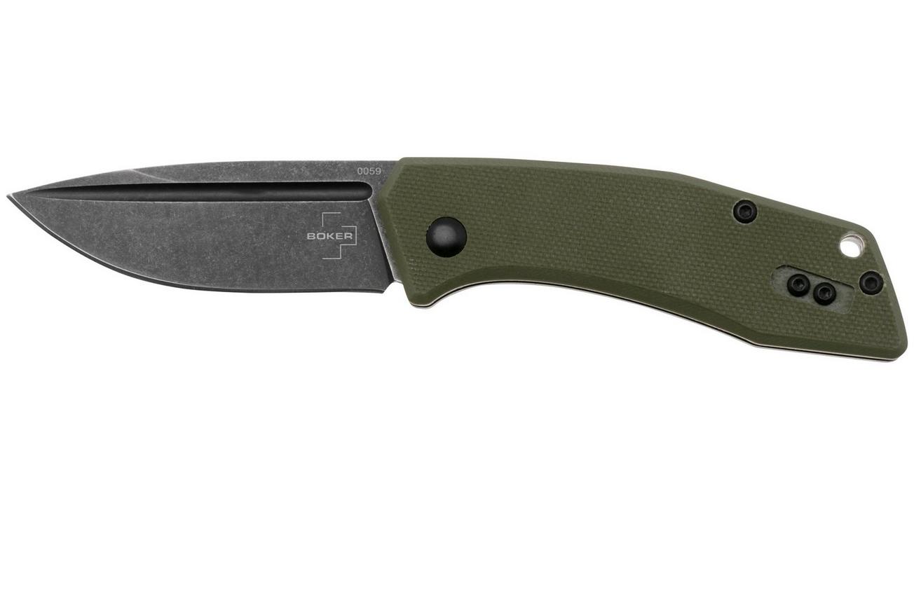 Böker Plus Worldwide 2.0 01BO798 Olive Green G10, slipjoint zakmes
