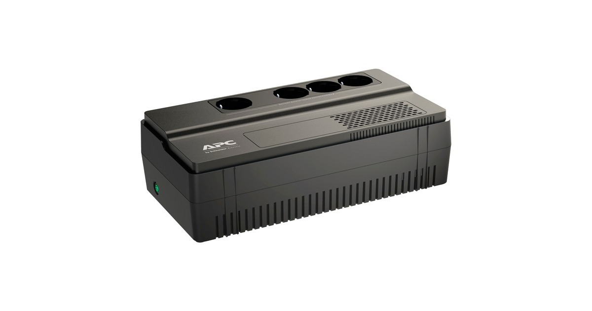 APCEasy-UPS BV 800VA noodstroomvoeding ups  (Zwart, 4x stopcontact)