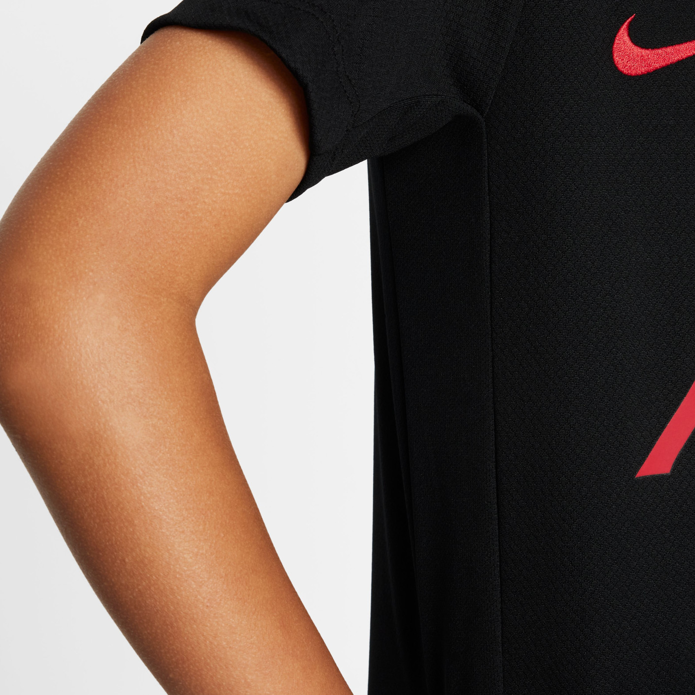 Nike Liverpool Strike Trainingsset 2024-2025 Kids Zwart Gebroken Wit Rood