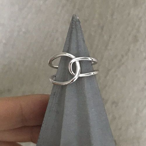 Hansha - 925 Sterling Zilveren Ring