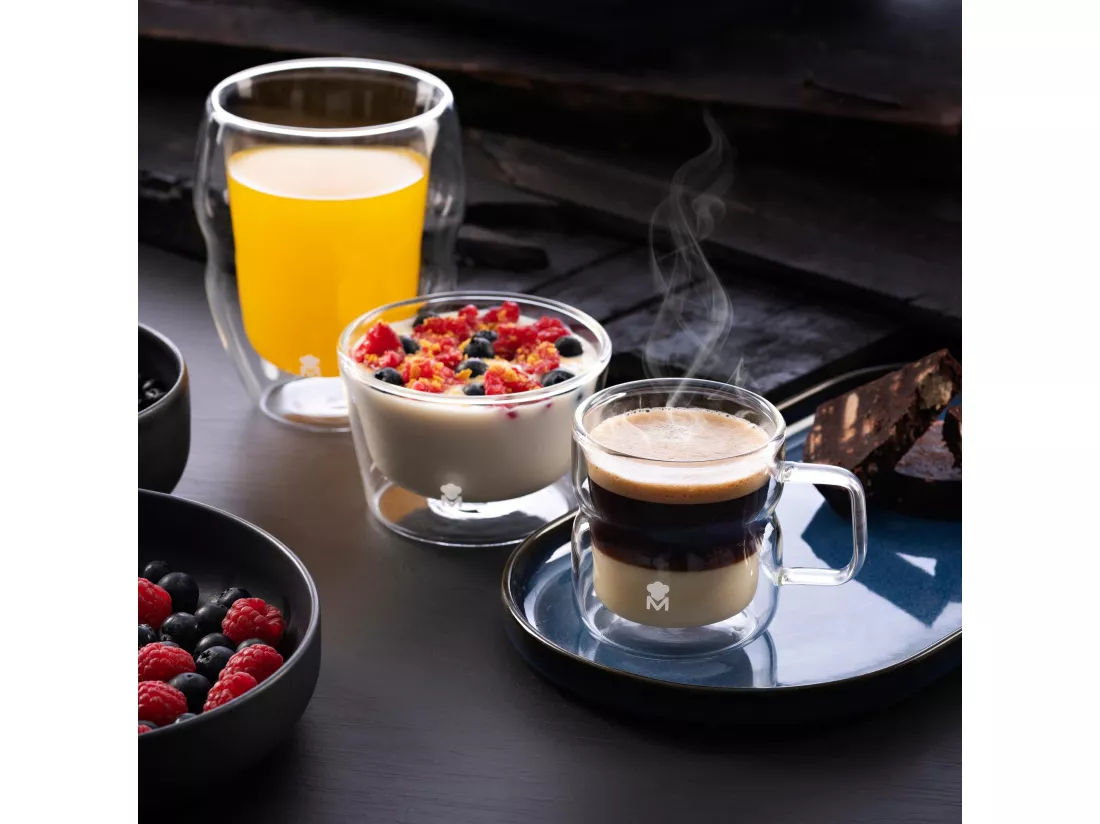 Bol moyen MIXOLOGY 400ml double paroi en Borosilicate MasterPRO