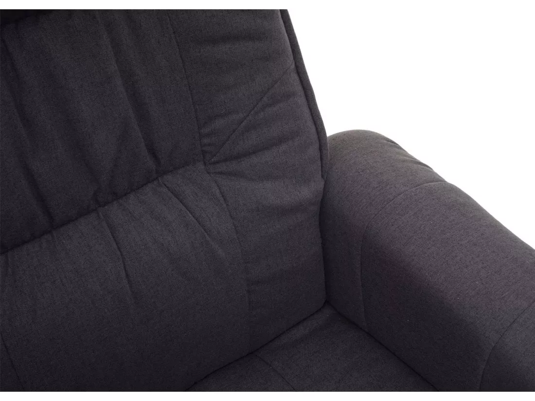Fauteuil relax inclinable rotatif tissu grise 80 x 70 x 100 cm 04_0001952
