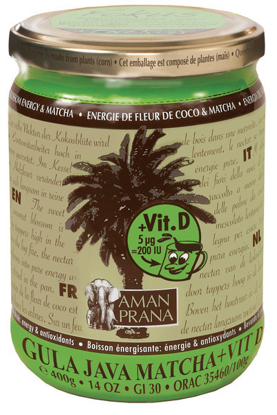 Aman Prana Gula java Matcha + Vitamine D 400g