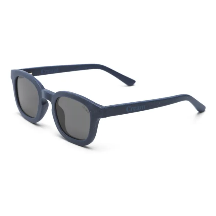 Cream Lunettes de Soleil Carré | Bleu marine