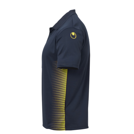 Camisa Pólo Score Azul Marino/amarillo Fluo Uhlsport