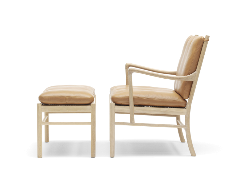 Carl Hansen & Son OW149F Colonial Ottoman gezeept eiken sif 95
