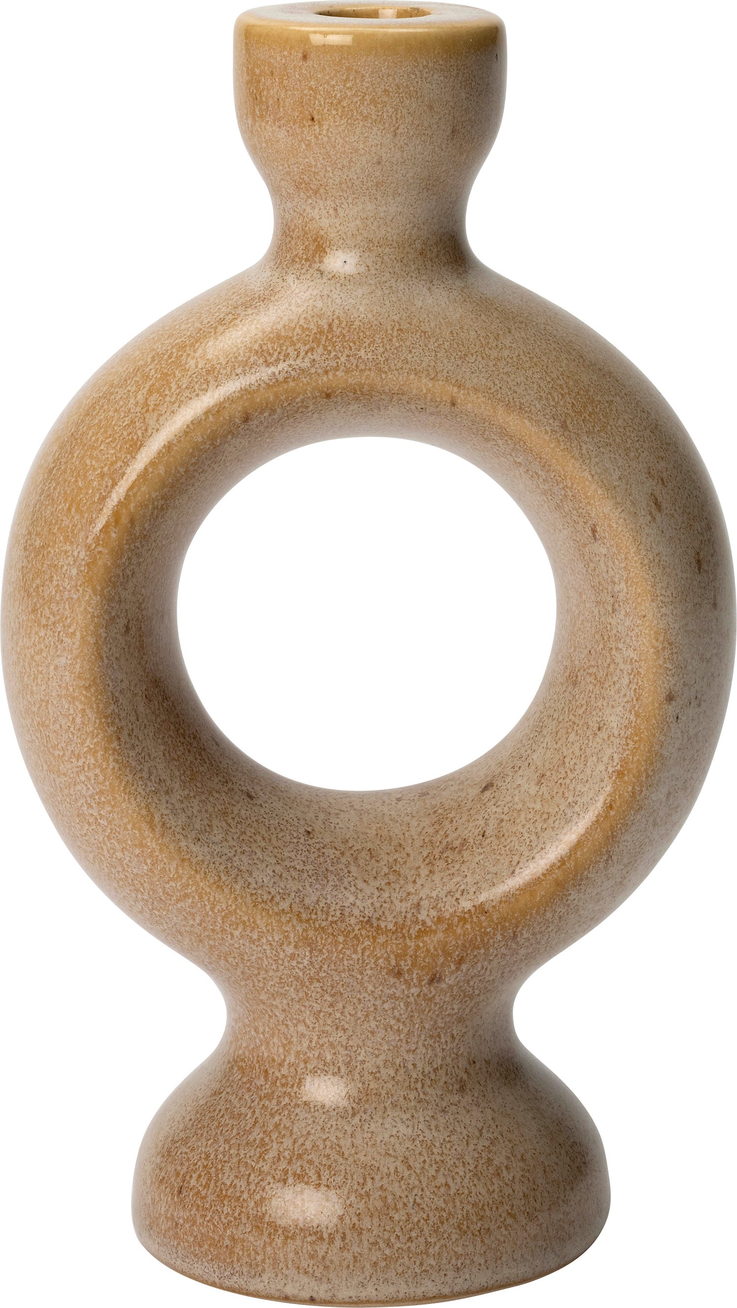 Intratuin kandelaar Joi beige 13,5 x 8,8 x 23,4 cm