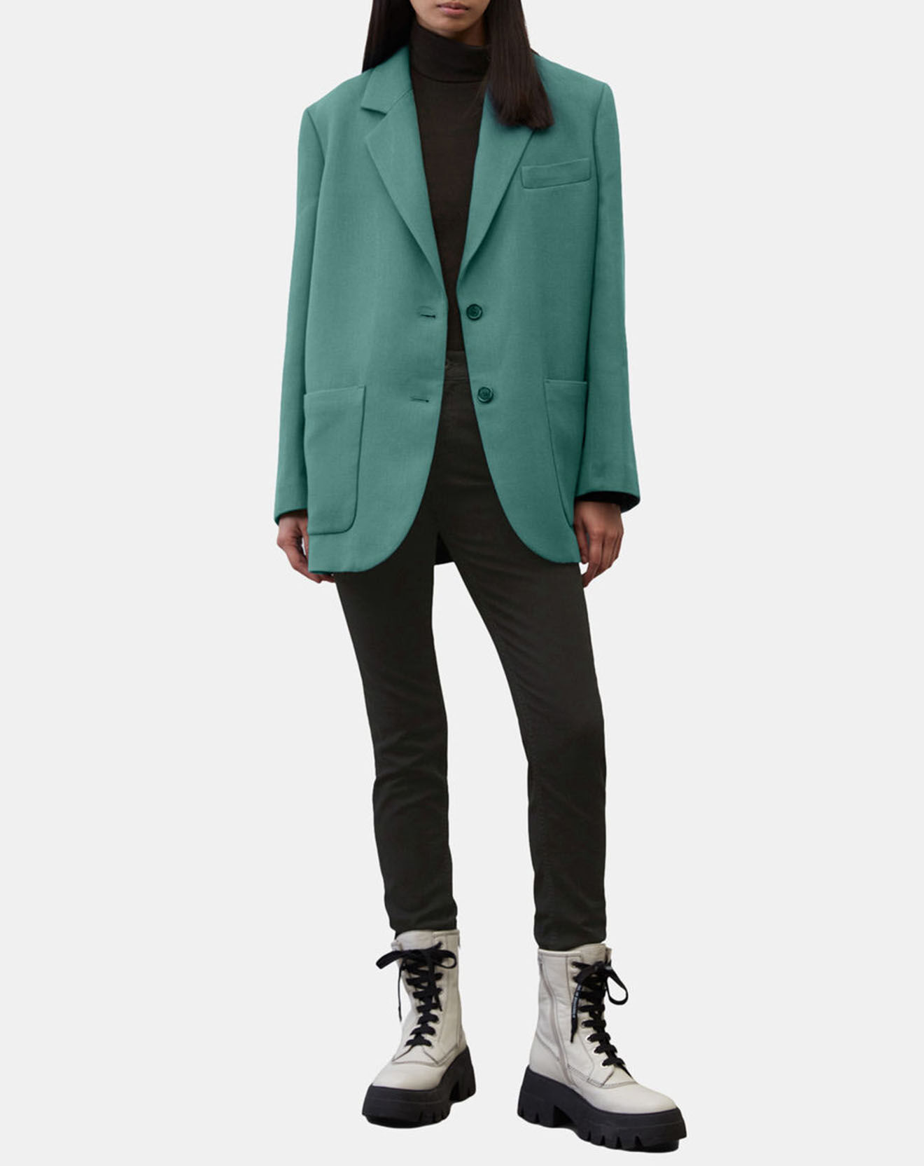 Marc O'Polo Blazer Oversize 2 boutons vert