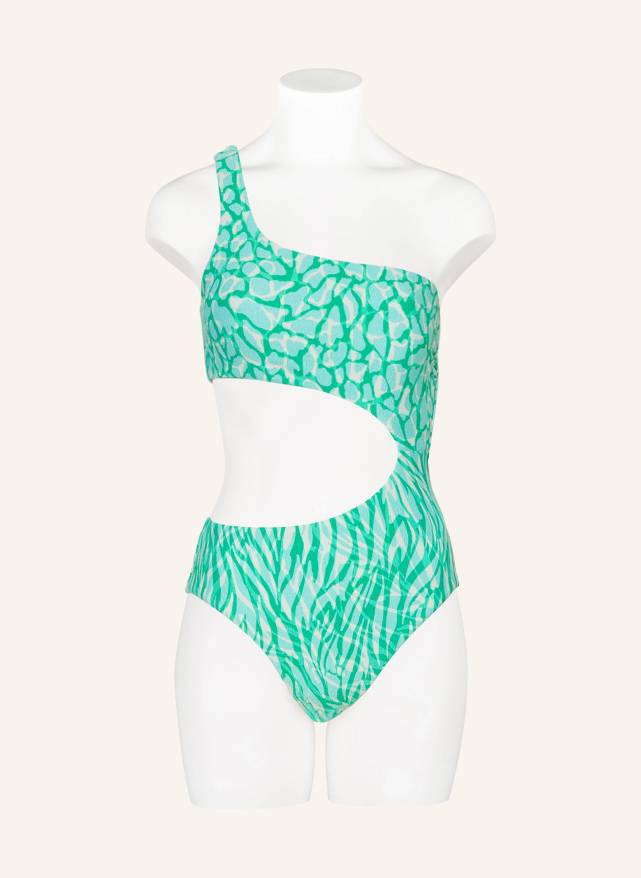 SEAFOLLY One-Shoulder-Badeanzug ANIMAL INSTINCT