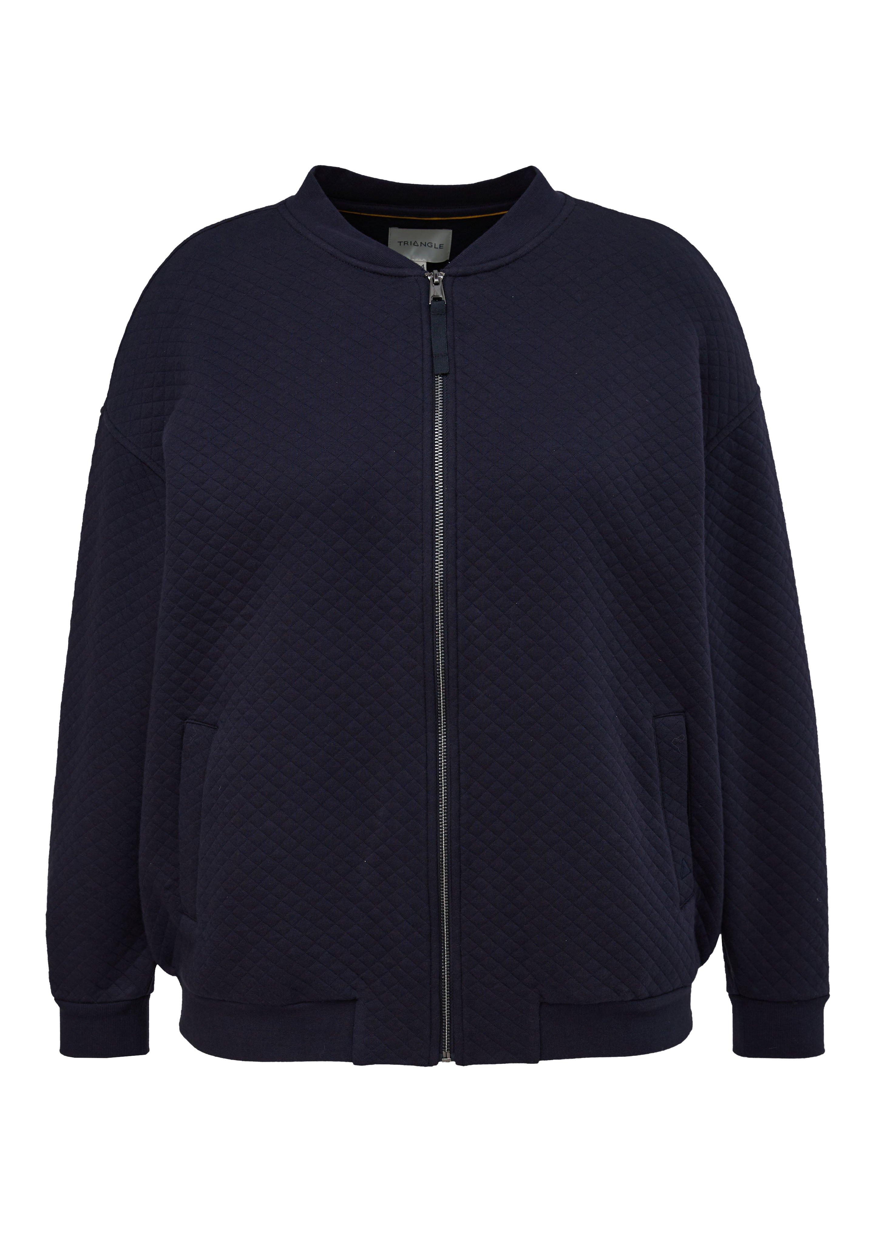 Steppjacke in Blouson-Optik, in Sweatqualität