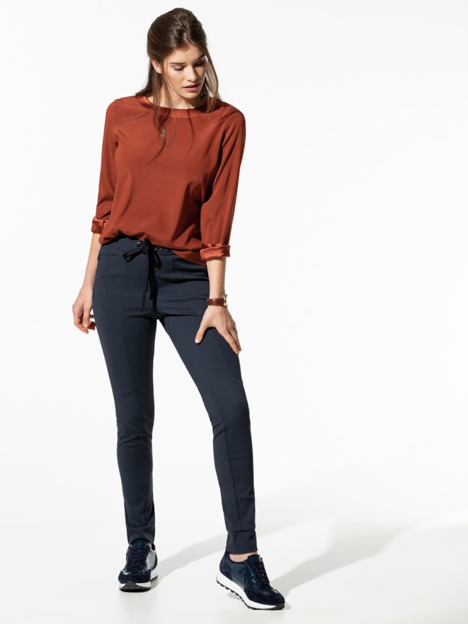 Seiden-Shirtbluse Edel-Basic