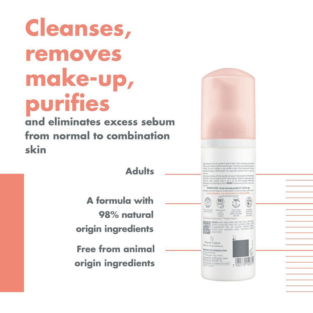 AVENE  Mousse Limpeza Matificante 150 ml - 150ml