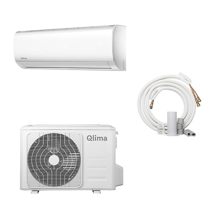 Pompe à chaleur air/air monosplit Qlima SC6026 2600W - Unité intérieure + extérieure prêt à poser (sans mise en service)