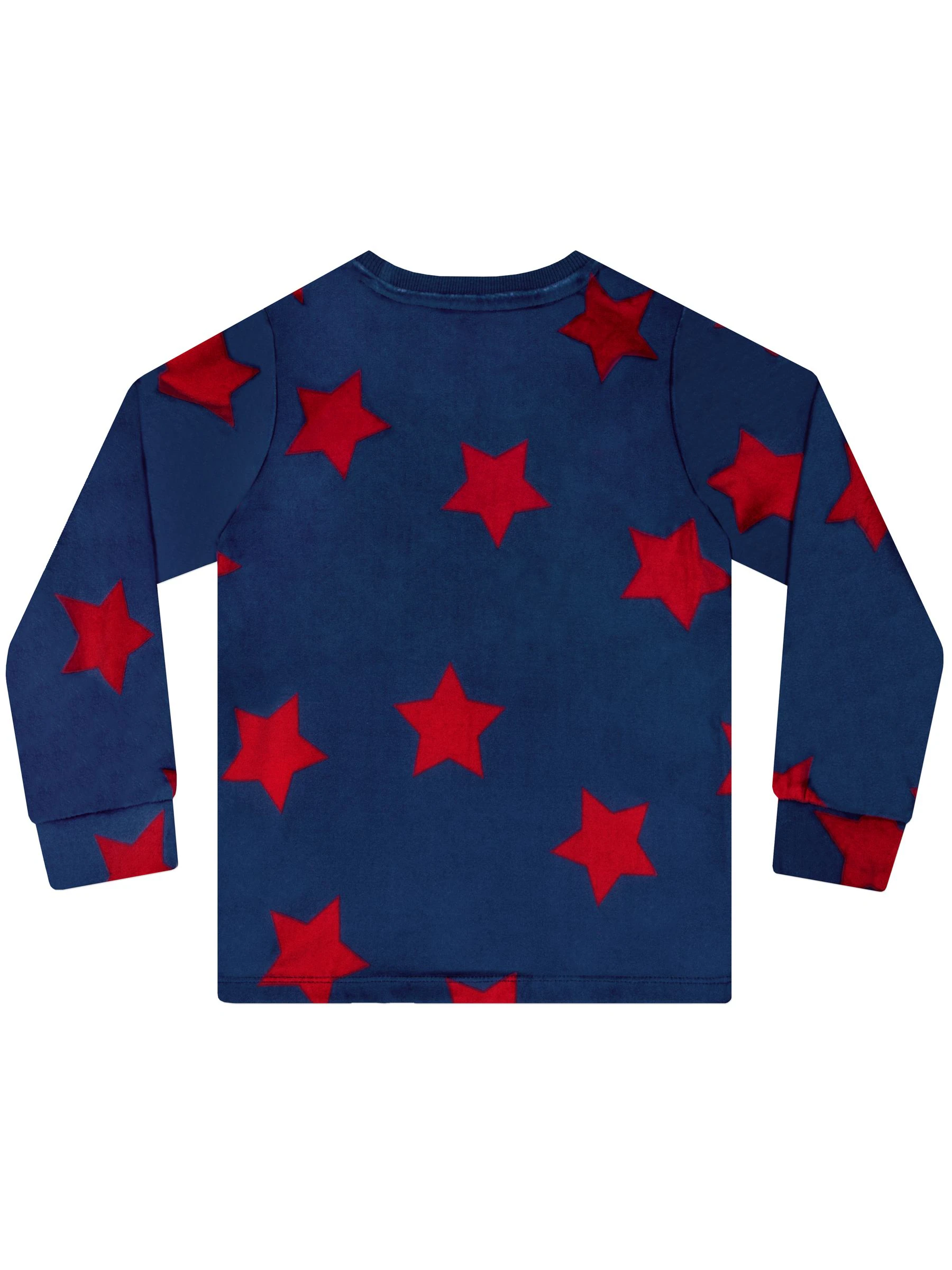 Harry Bear Stars Long Sleeve Fleece Pyjamas