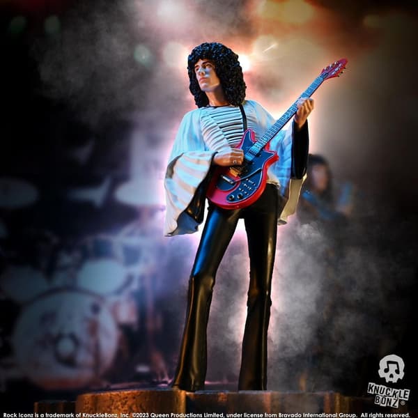 Rock Iconz Statue: Queen - Brian May (Sheer Heart Attack Era)