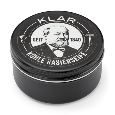 Klar Rasierseife Aktivkohle