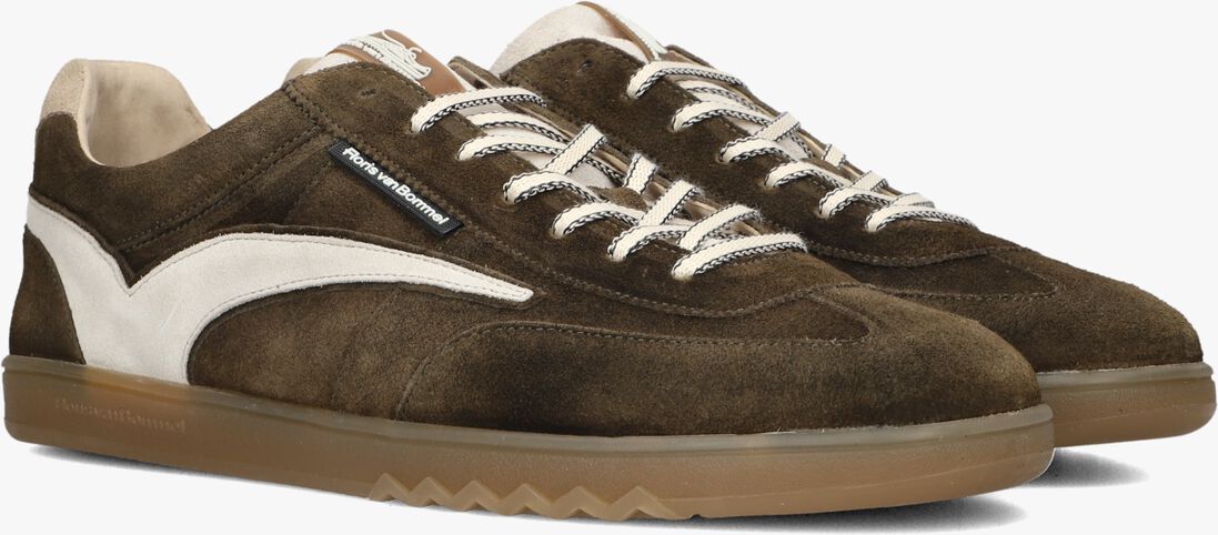 groene floris van bommel lage sneakers sfm-10224 de zaler