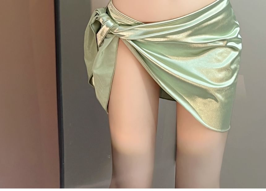 Kansen - Set: effen bikini + rok