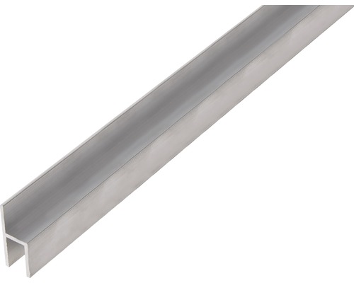 Stoelprofiel, natuurlijk aluminium, 26x11x1,5x8 mm, 1 m
