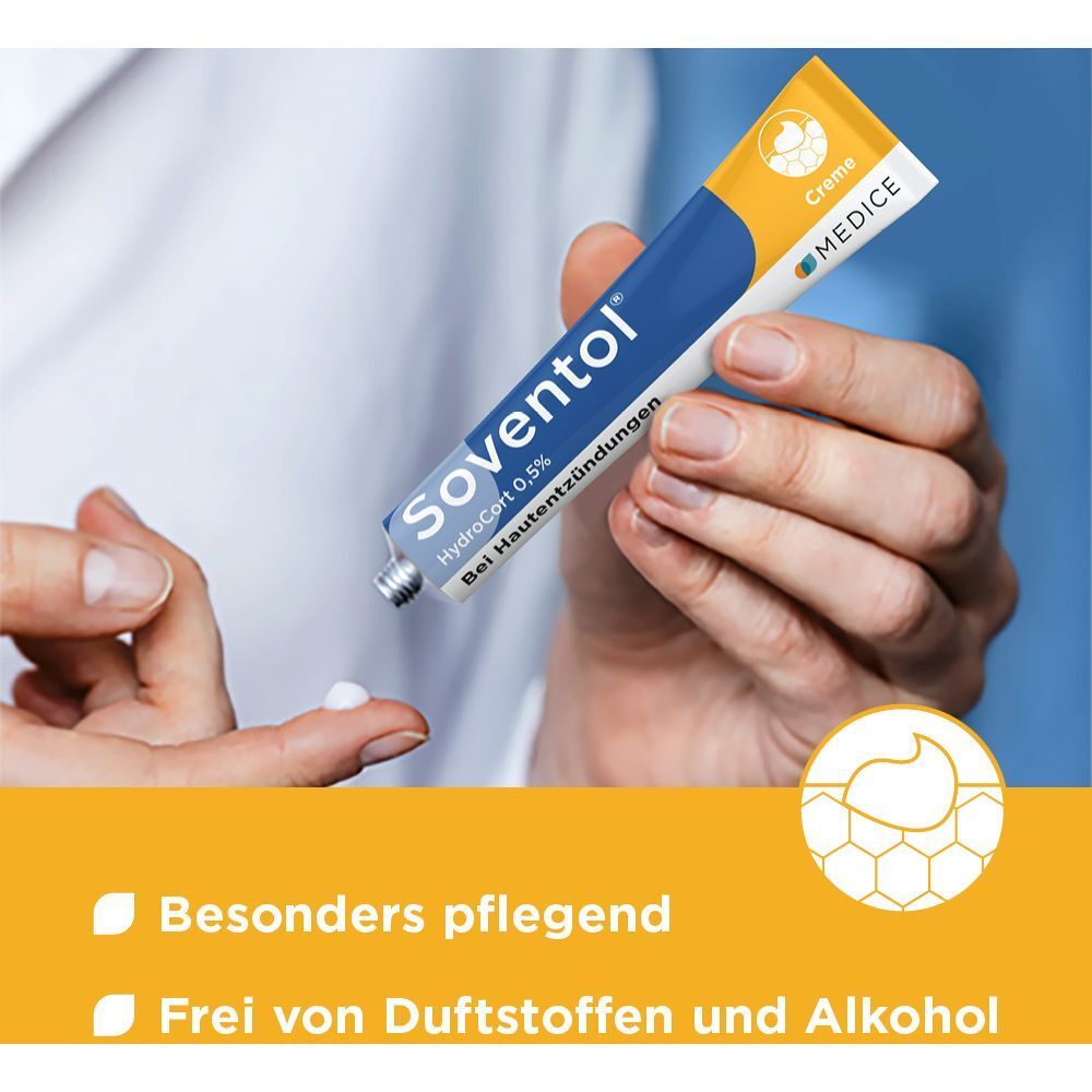 Soventol HydroCort 0,5% bei akuten Hautentzündungen