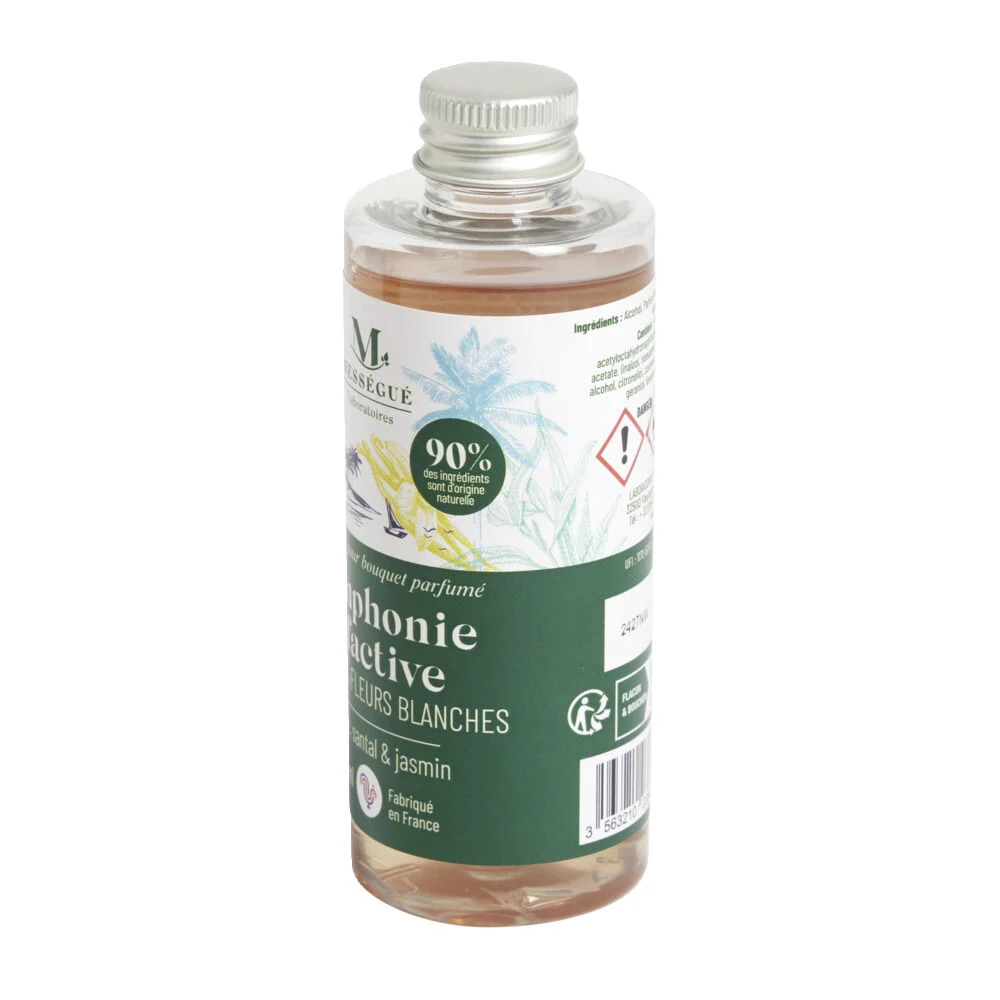 Désodorisant recharge Mességué 100ml bouquet fleurs blanches