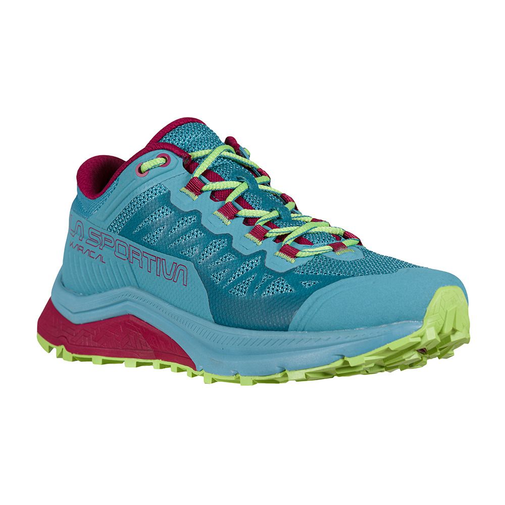 La Sportiva KARACAL - Chaussures de trail Femme topaz/red plum