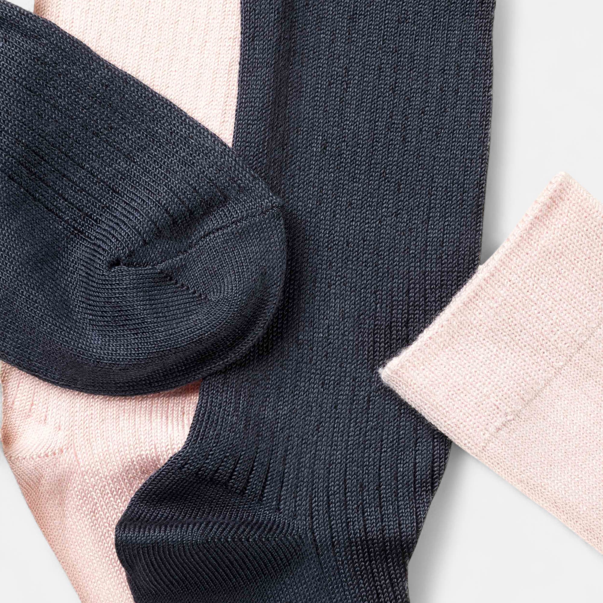 Chaussettes Femme bleu marine
