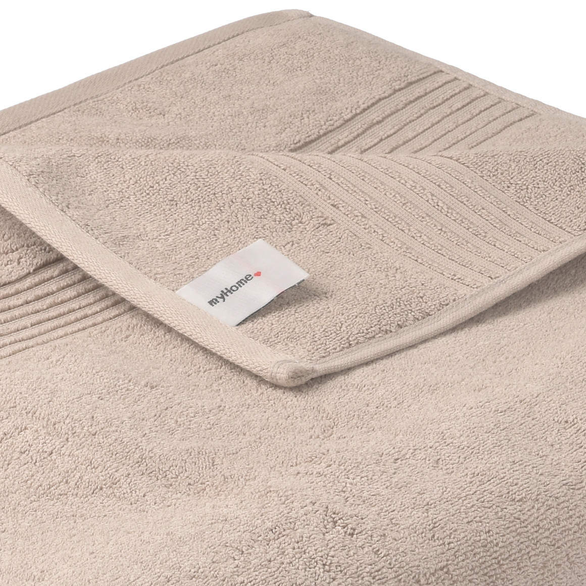 My Home Badetuch aus Bio-Baumwolle beige