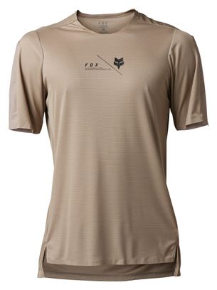Maillot Manches Courtes Fox Flexair Pro Beige