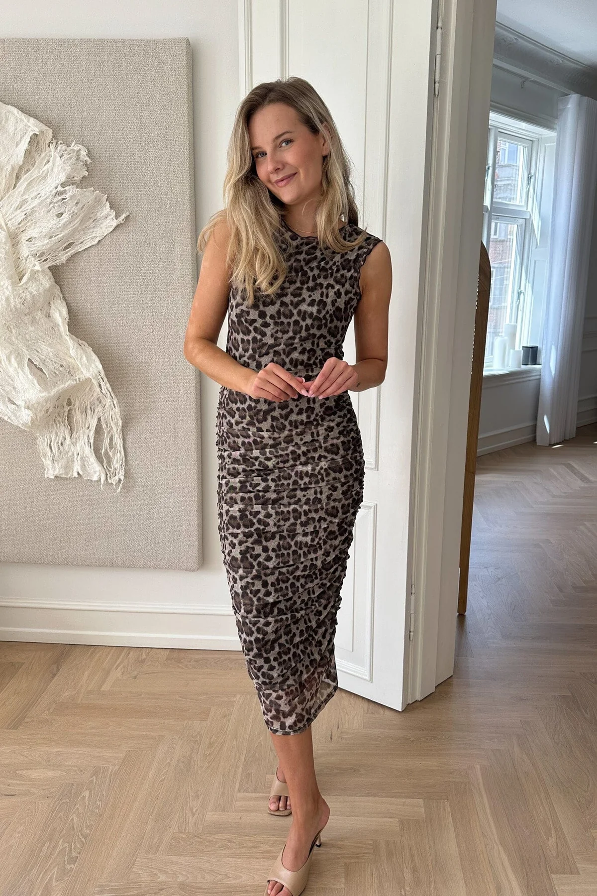 BYIC Miraic Mesh Dress lp leo print