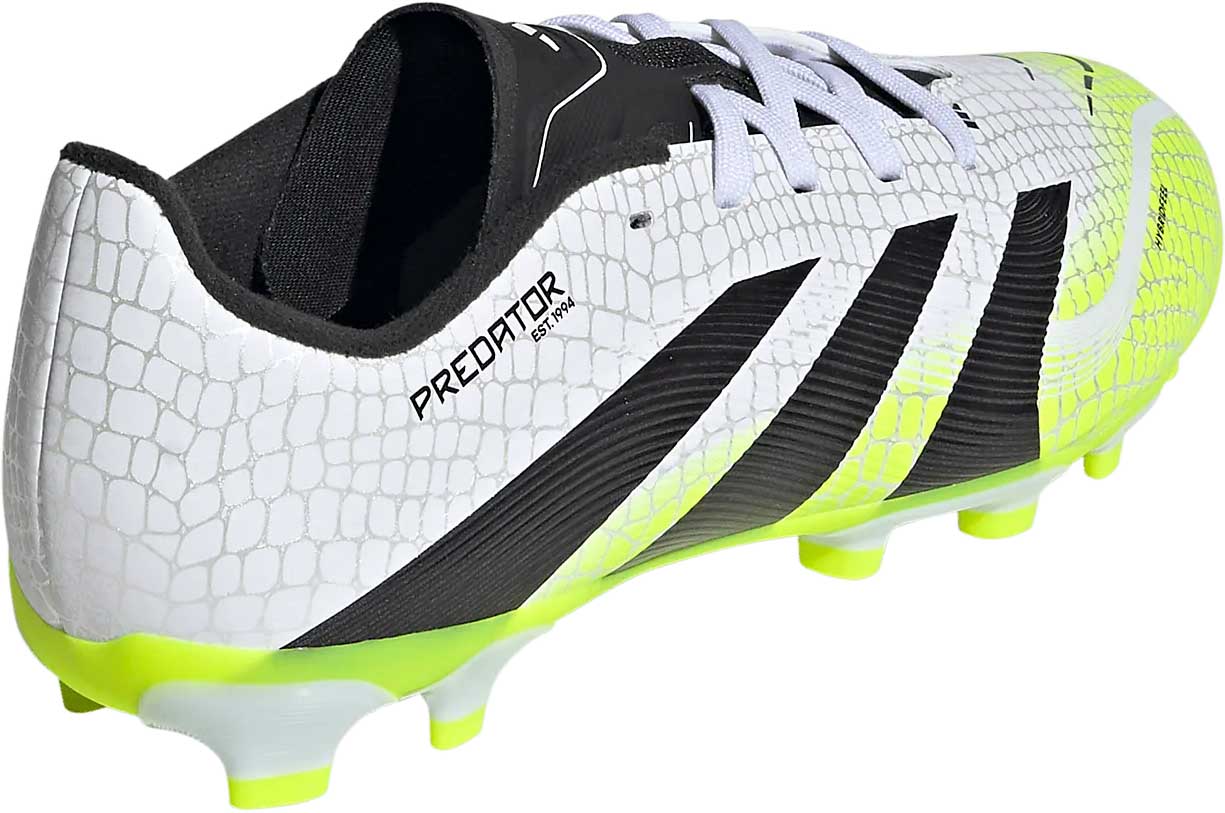 Predator League MG Junior Cloud White/Core Black/Lucid Lemon