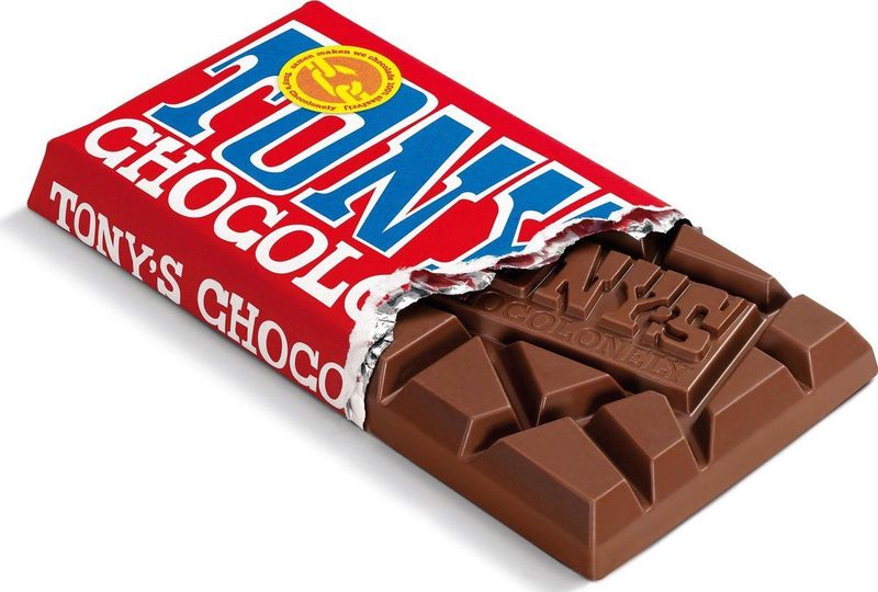 Tony's Chocolonely Melk Chocolade Reep - Melkchocolade Reep - 180 gram