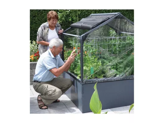 Carré potager premium avec serre Basic air Longueur 120 cm